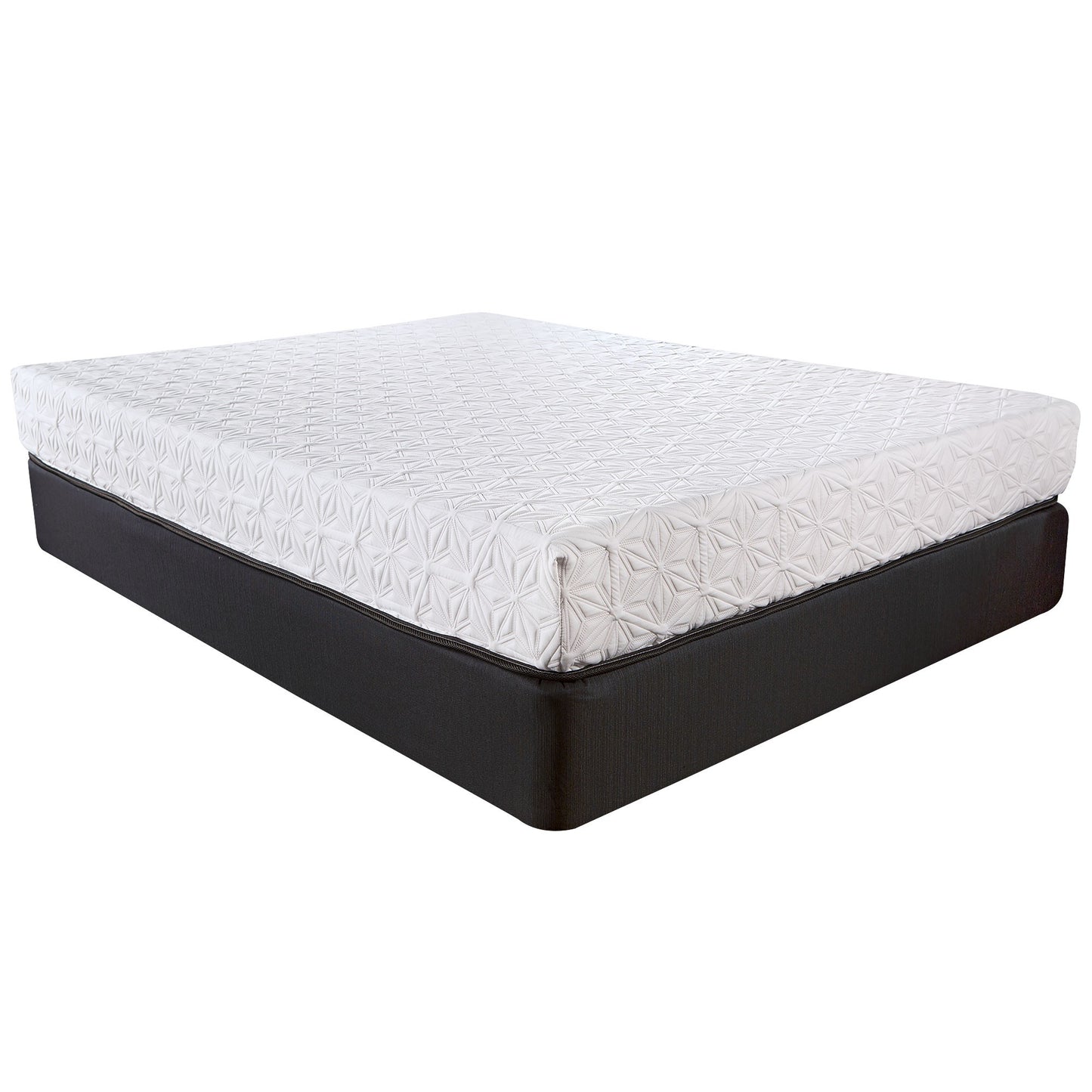 8 Inch Luxury Plush Gel Infused Memory Foam and HD Support Foam Smooth Top Mattress