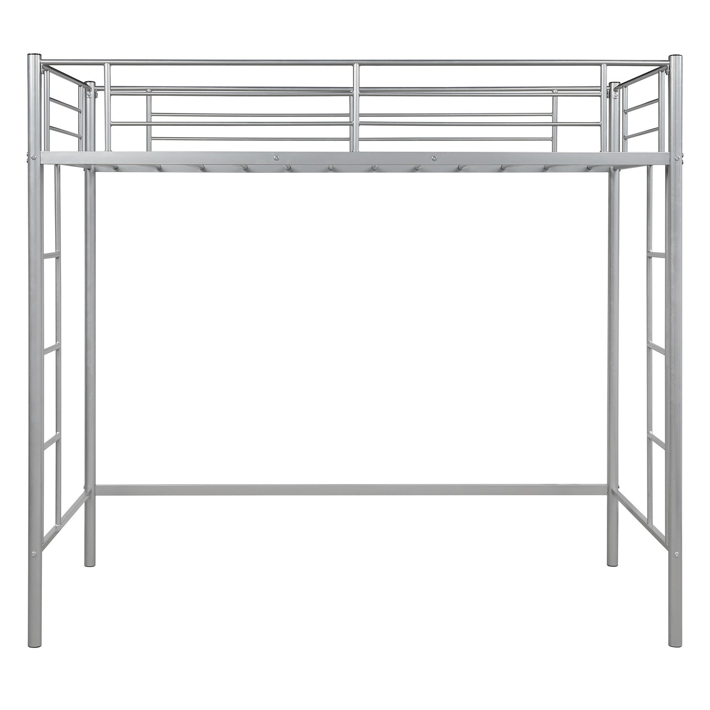 Silver Twin Size High Loft Bed