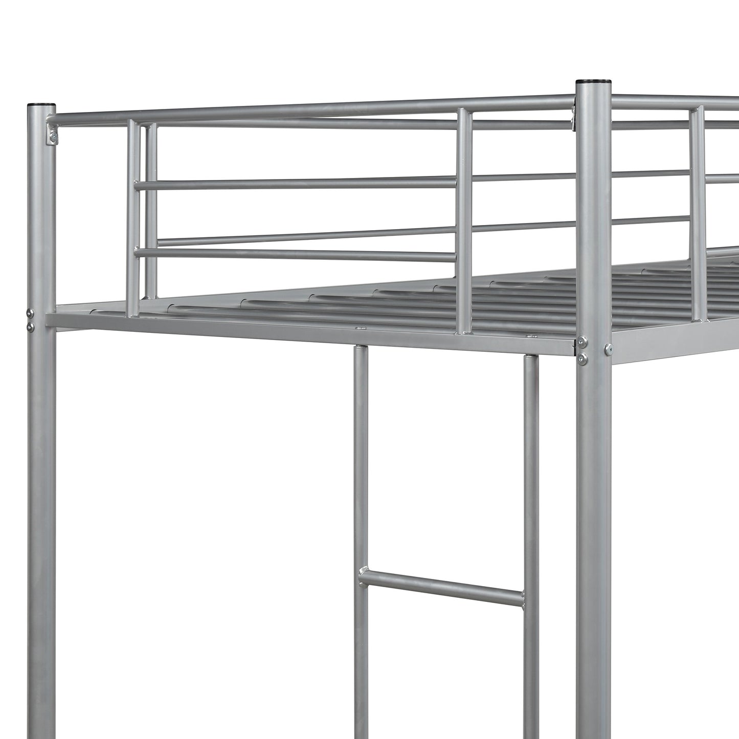 Silver Twin Size High Loft Bed