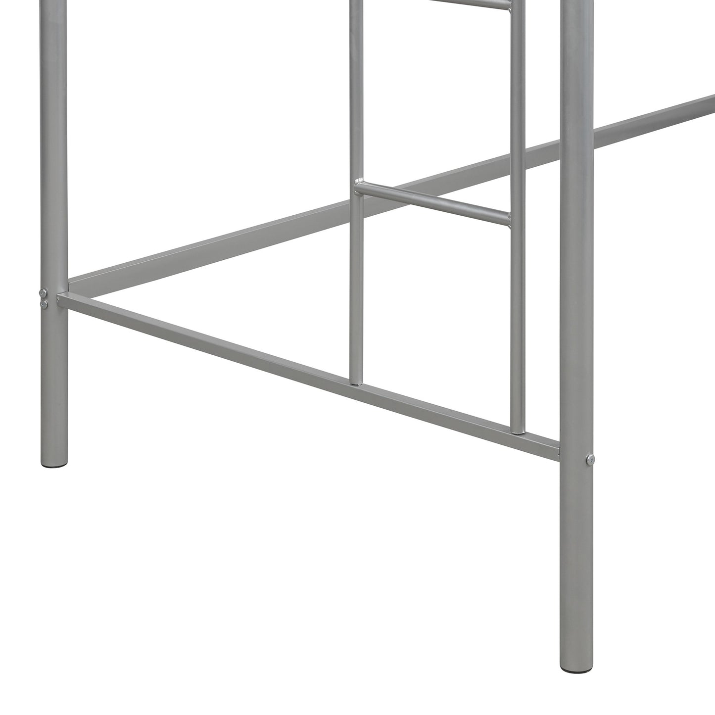 Silver Twin Size High Loft Bed