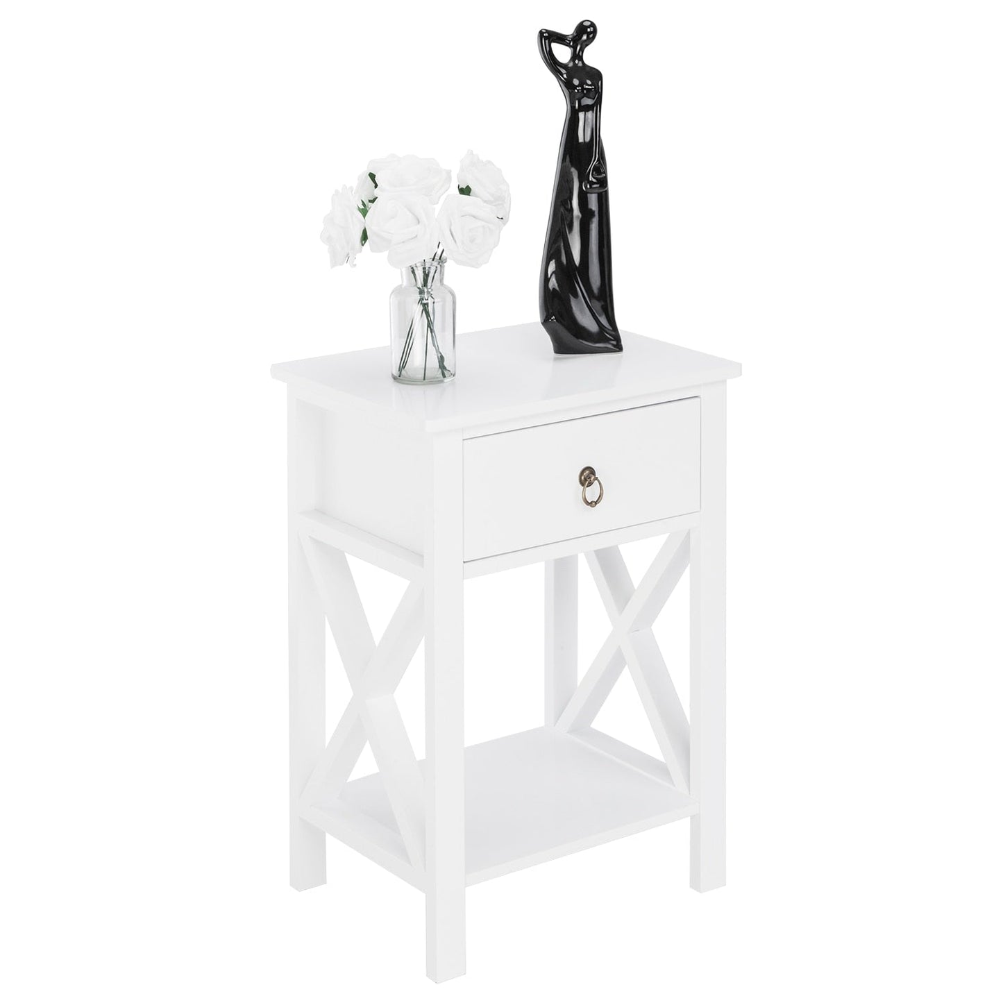 Three Colors Side Intersection Style Nightstand