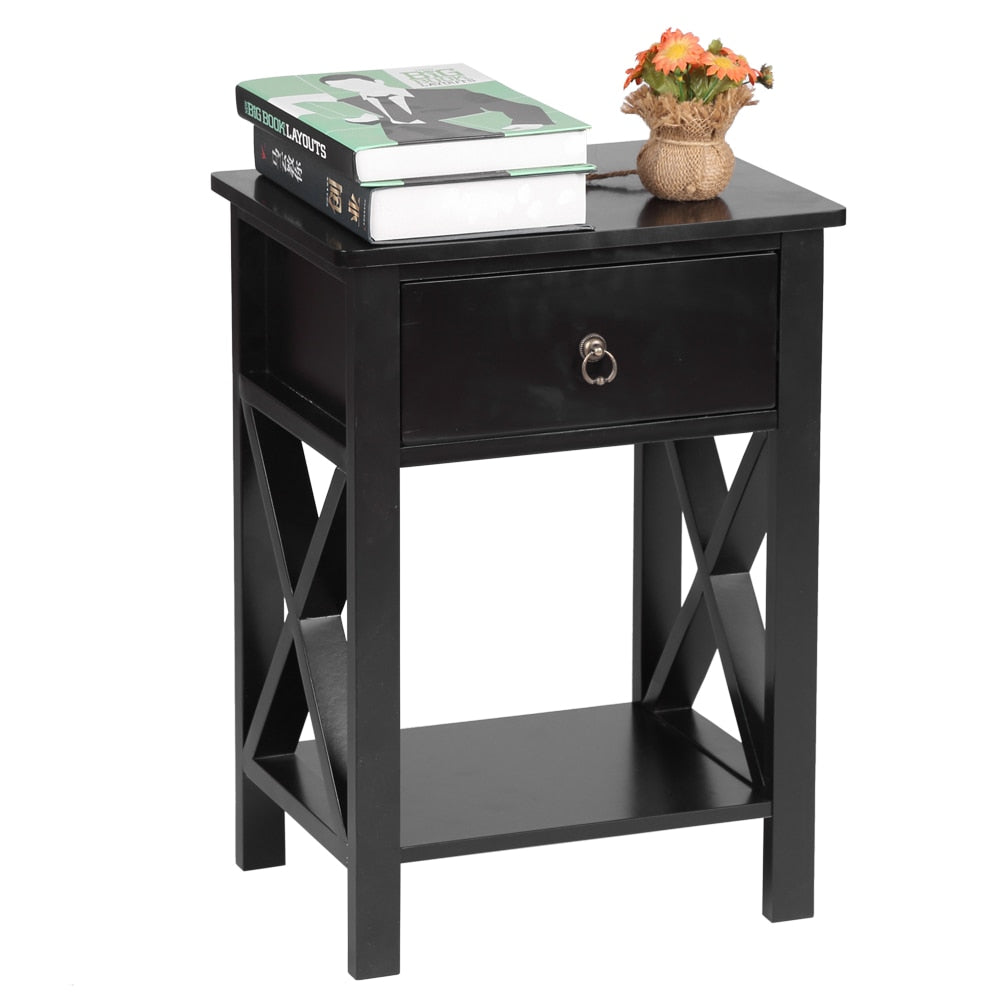 Three Colors Side Intersection Style Nightstand