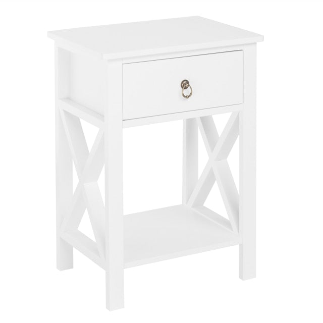 Three Colors Side Intersection Style Nightstand